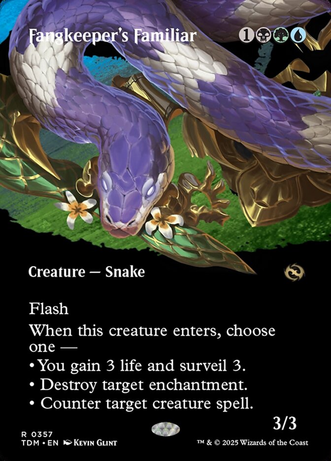 Fangkeeper's Familiar – Rare Magic: The Gathering card from Tarkir: Dragonstorm (#357)
