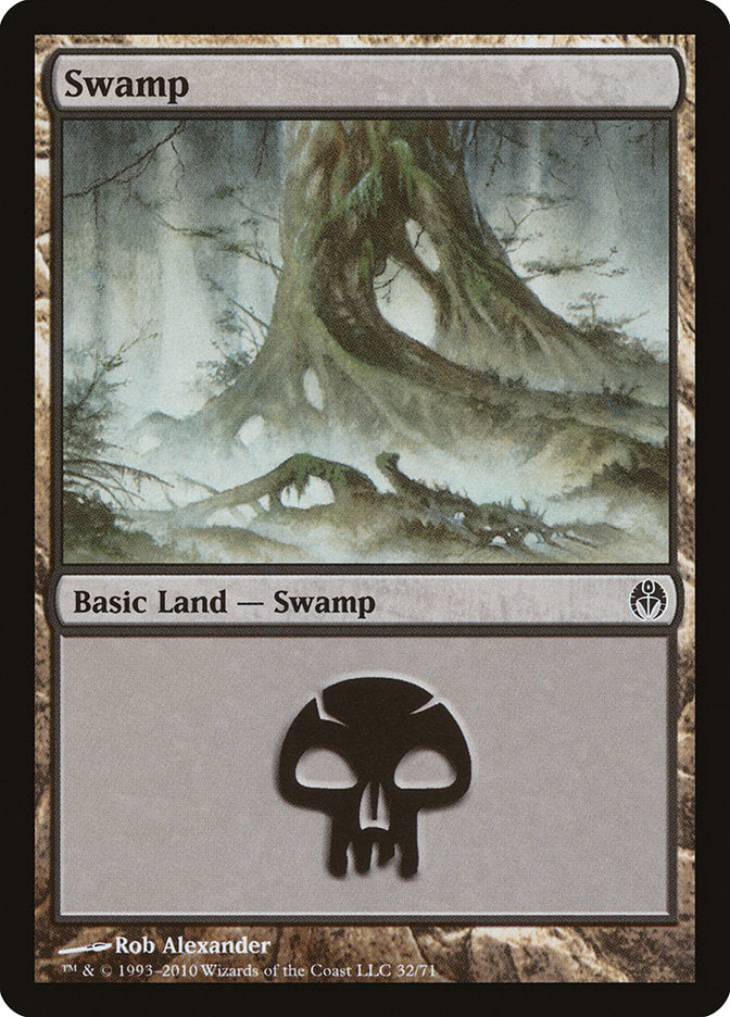 Swamp – Common Magic: The Gathering card from Duel Decks: Phyrexia vs. the Coalition (#32)