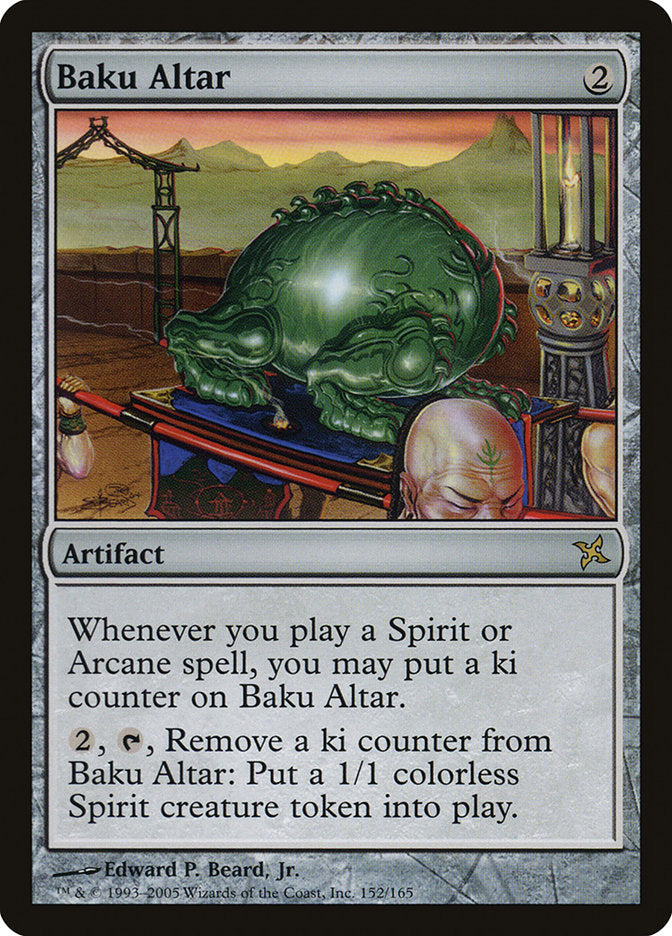 Baku Altar – Rare Magic: The Gathering card from Betrayers of Kamigawa (#152)