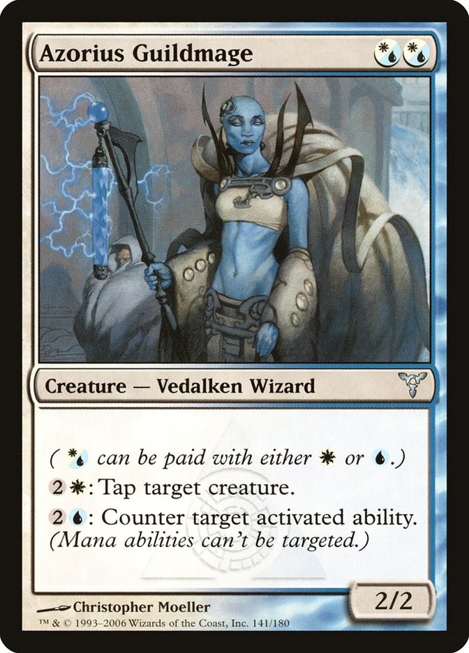 Azorius Guildmage – Uncommon Magic: The Gathering card from Dissension (#141)
