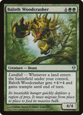 Baloth Woodcrasher – Uncommon Magic: The Gathering card from Zendikar (#157)