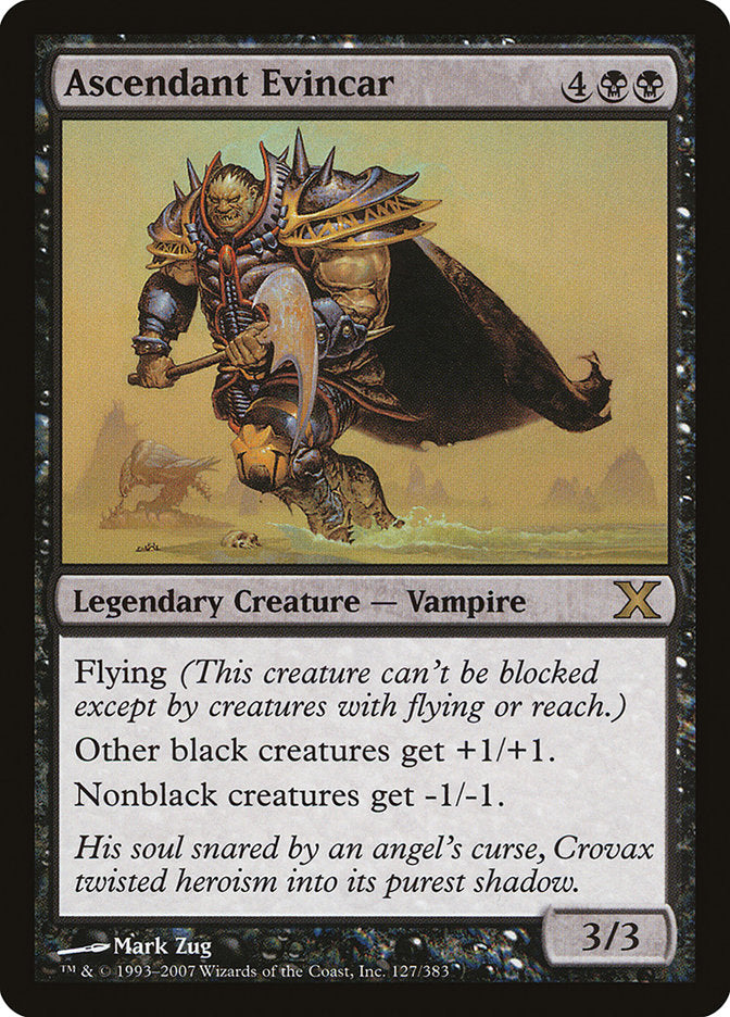 Ascendant Evincar – Rare Magic: The Gathering card from Tenth Edition (#127)