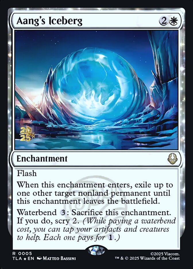 Aang's Iceberg – Rare Magic: The Gathering card from Avatar: The Last Airbender Promos (#5s)
