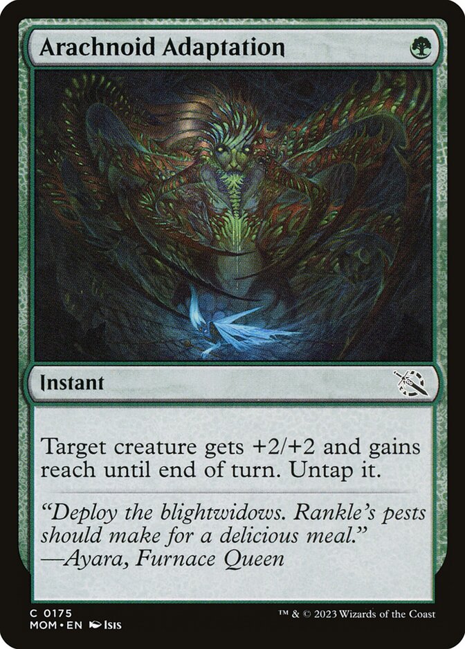Arachnoid Adaptation – Common Magic: The Gathering card from March of the Machine (#175)