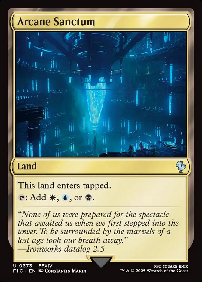 Arcane Sanctum – Uncommon Magic: The Gathering card from Final Fantasy Commander (#373)