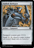 Vulshok Battlegear – Common Magic: The Gathering card from Commander Masters (#418)
