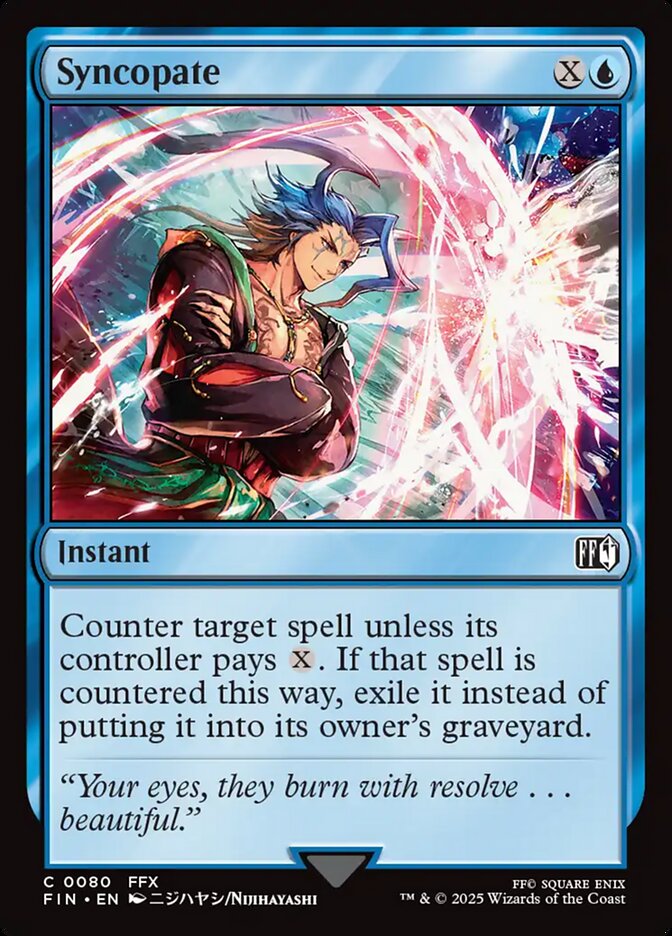 Syncopate – Common Magic: The Gathering card from Final Fantasy (#80)
