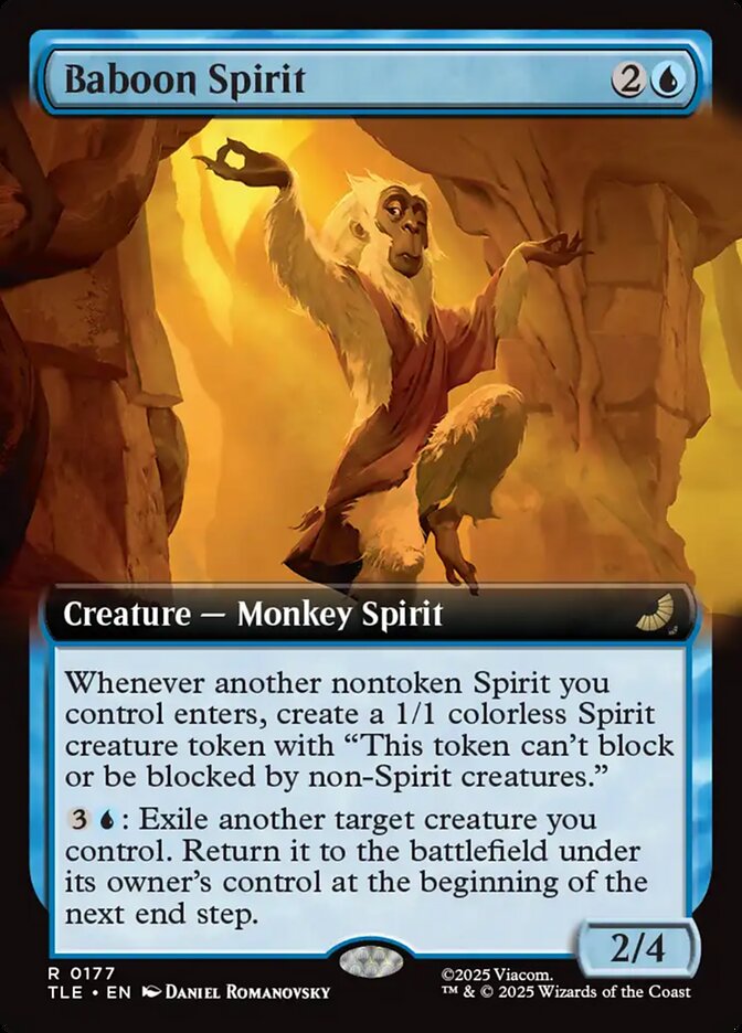 Baboon Spirit – Rare Magic: The Gathering card from Avatar: The Last Airbender Eternal (#177)