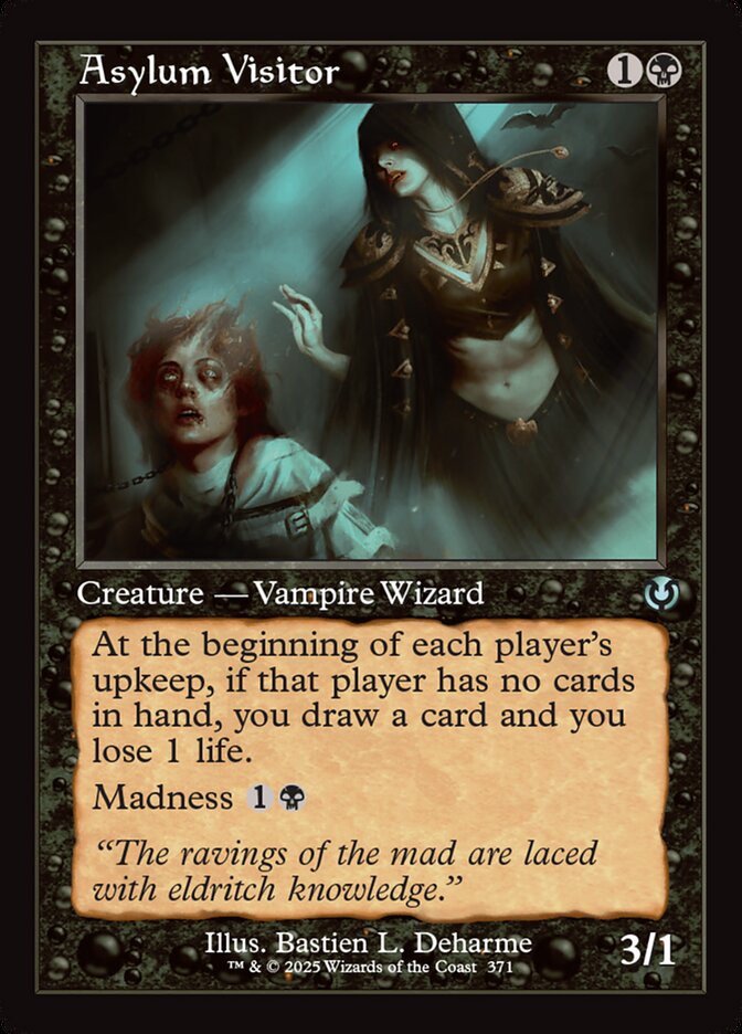Asylum Visitor – Uncommon Magic: The Gathering card from Innistrad Remastered (#371)