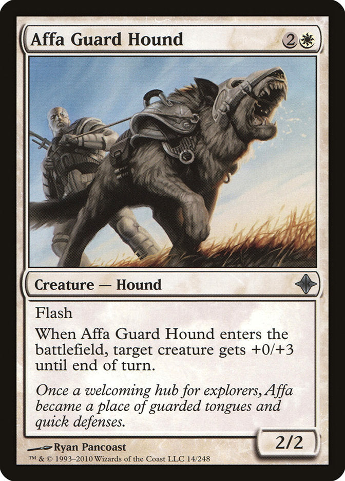 Affa Guard Hound – Uncommon Magic: The Gathering card from Rise of the Eldrazi (#14)