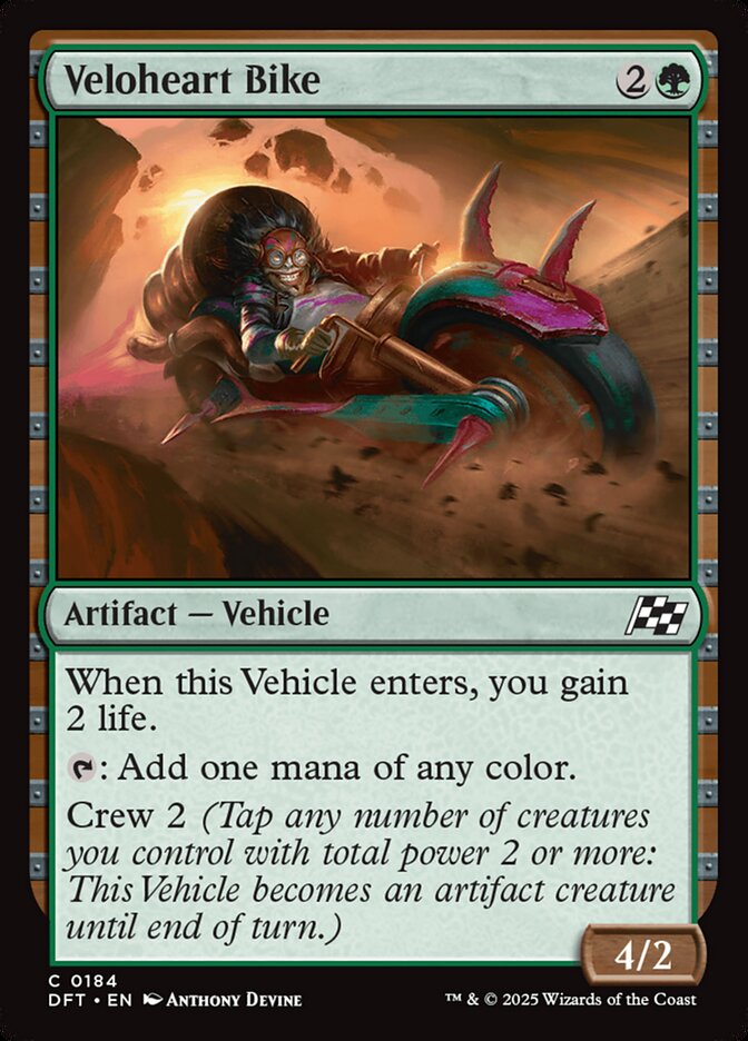 Veloheart Bike – Common Magic: The Gathering card from Aetherdrift (#184)