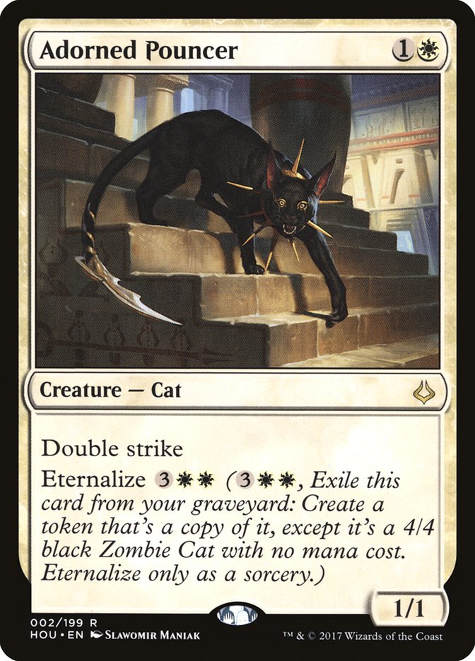 Adorned Pouncer – Rare Magic: The Gathering card from Hour of Devastation (#2)