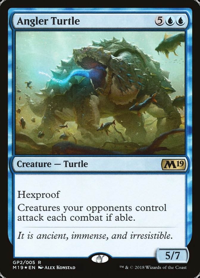Angler Turtle – Rare Magic: The Gathering card from M19 Gift Pack (#GP2)