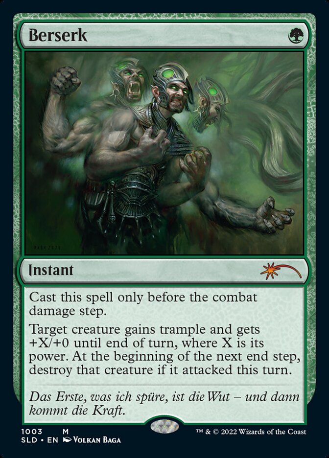 Berserk – Mythic Magic: The Gathering card from Secret Lair Drop (#1003)