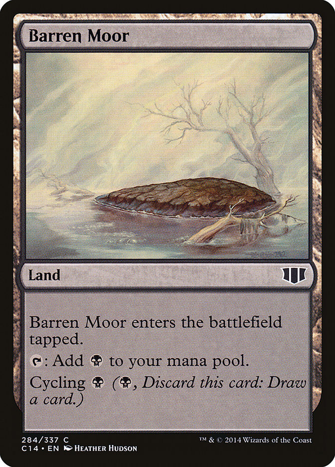 Barren Moor – Common Magic: The Gathering card from Commander 2014 (#284)