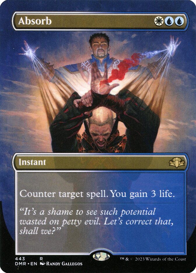Absorb – Rare Magic: The Gathering card from Dominaria Remastered (#443)