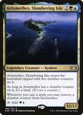 Arixmethes, Slumbering Isle – Rare Magic: The Gathering card from Double Masters (#189)