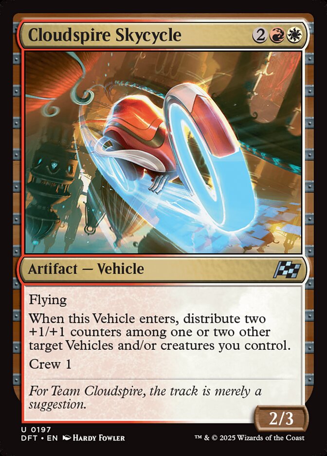 Cloudspire Skycycle – Uncommon Magic: The Gathering card from Aetherdrift (#197)
