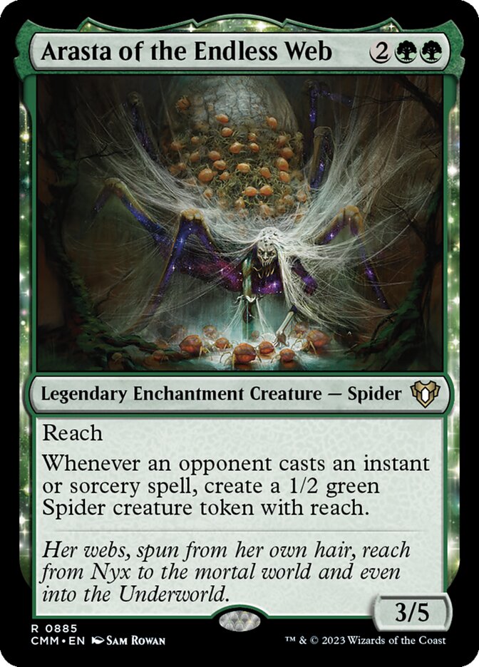 Arasta of the Endless Web – Rare Magic: The Gathering card from Commander Masters (#885)