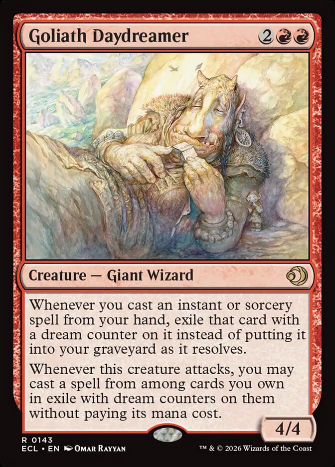 Goliath Daydreamer – Rare Magic: The Gathering card from Lorwyn Eclipsed (#143)