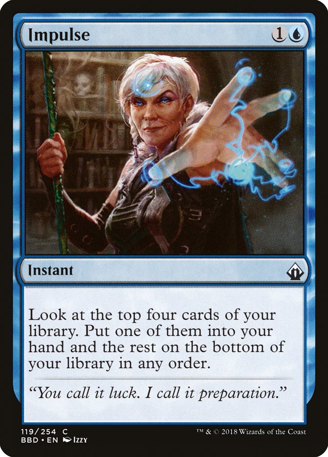 Impulse – Common Magic: The Gathering card from Battlebond (#119)