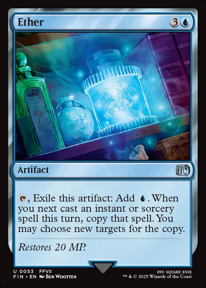 Ether – Uncommon Magic: The Gathering card from Final Fantasy (#53)