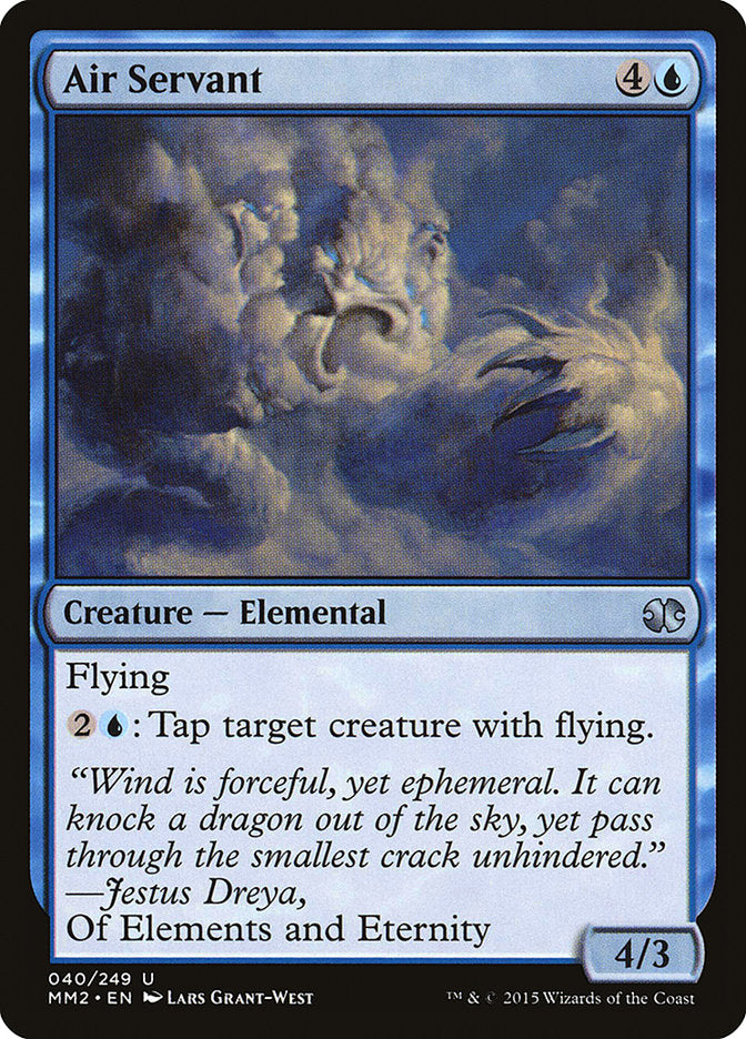 Air Servant – Uncommon Magic: The Gathering card from Modern Masters 2015 (#40)