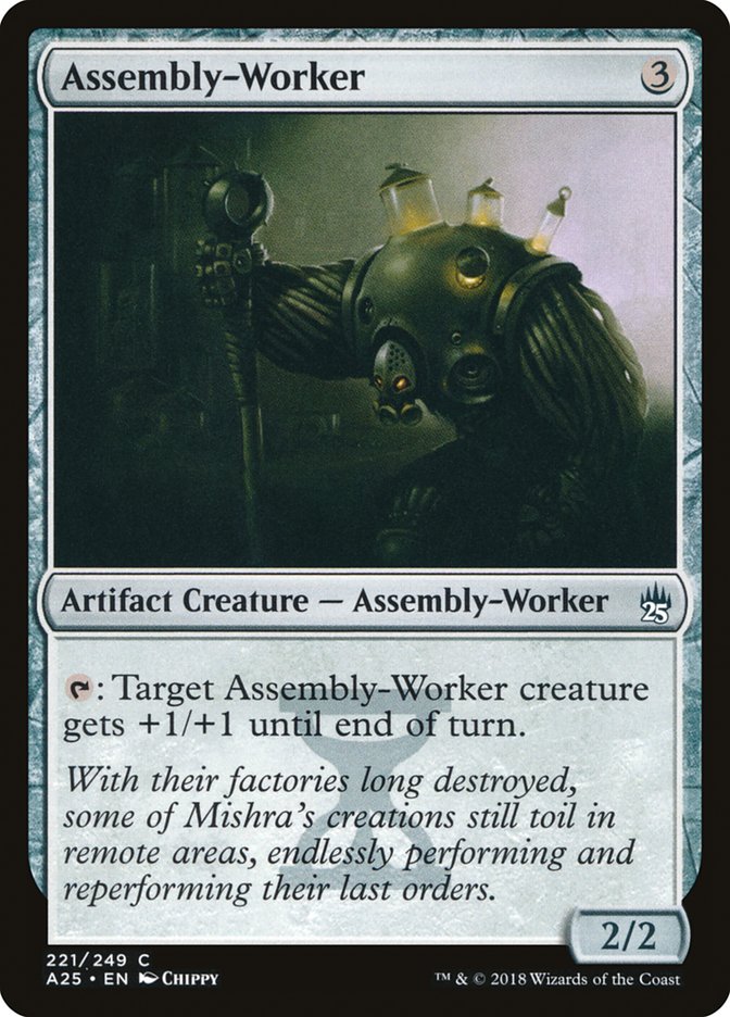 Assembly-Worker – Common Magic: The Gathering card from Masters 25 (#221)
