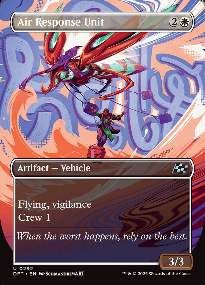 Air Response Unit – Uncommon Magic: The Gathering card from Aetherdrift (#292)