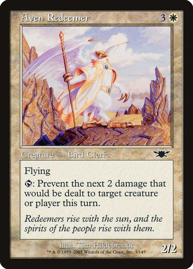 Aven Redeemer – Common Magic: The Gathering card from Legions (#3)