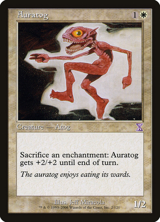 Auratog – Special Magic: The Gathering card from Time Spiral Timeshifted (#2)