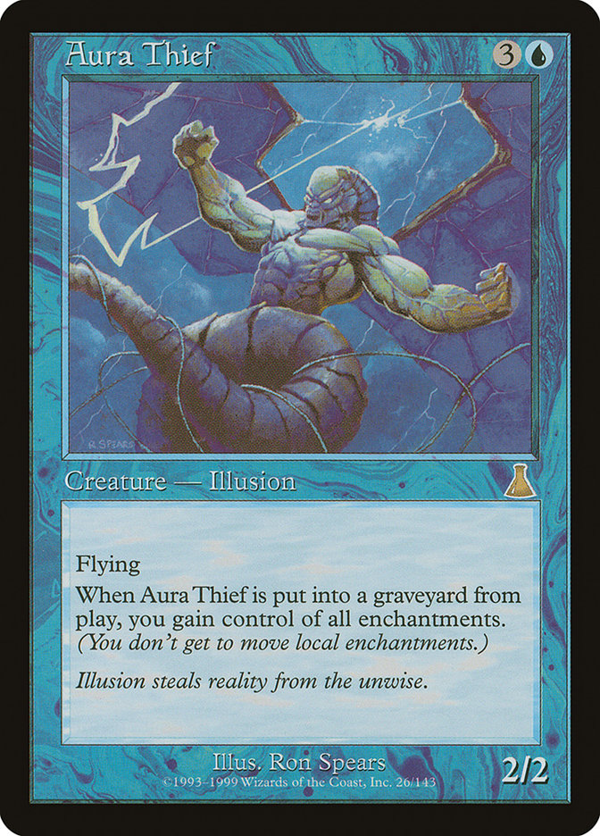 Aura Thief – Rare Magic: The Gathering card from Urza's Destiny (#26)