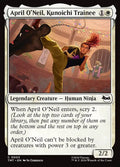 April O'Neil, Kunoichi Trainee – Common Magic: The Gathering card from Teenage Mutant Ninja Turtles (#3)