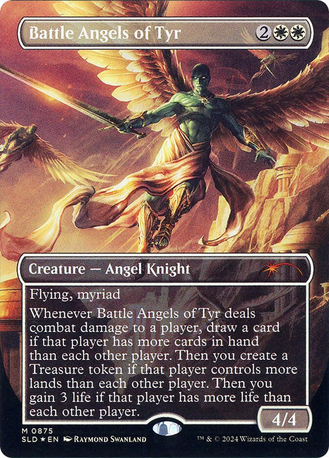Battle Angels of Tyr – Mythic Magic: The Gathering card from Secret Lair Drop (#875)