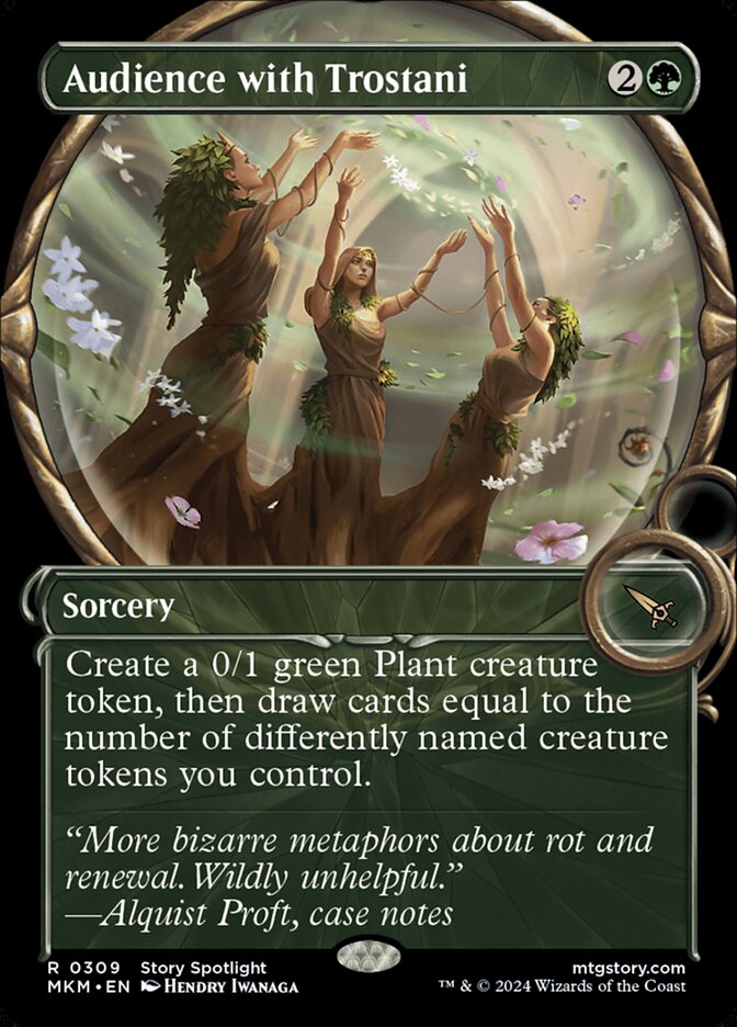 Audience with Trostani – Rare Magic: The Gathering card from Murders at Karlov Manor (#309)