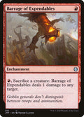 Barrage of Expendables – Uncommon Magic: The Gathering card from Jumpstart (#292)