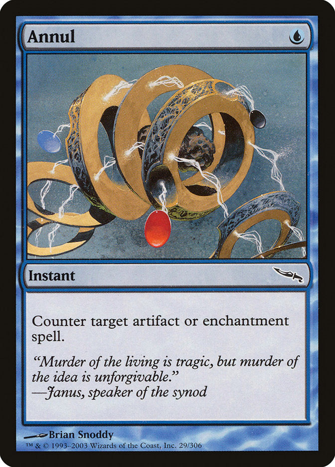 Annul – Common Magic: The Gathering card from Mirrodin (#29)