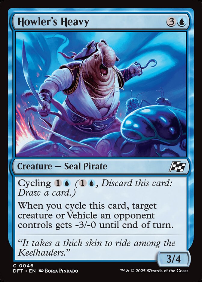 Howler's Heavy – Common Magic: The Gathering card from Aetherdrift (#46)