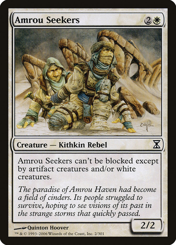 Amrou Seekers – Common Magic: The Gathering card from Time Spiral (#2)