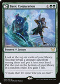 Basic Conjuration – Rare Magic: The Gathering card from Strixhaven: School of Mages (#120)