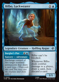 Bilbo, Luckwearer // Burglar's Plot – Uncommon Magic: The Gathering card from The Hobbit (#32)