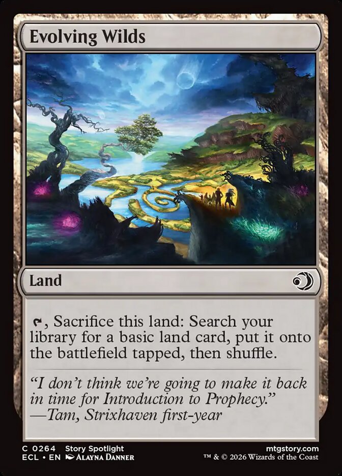 Evolving Wilds – Common Magic: The Gathering card from Lorwyn Eclipsed (#264)