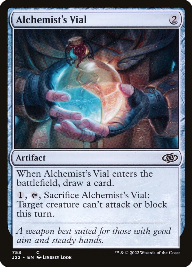 Alchemist's Vial – Common Magic: The Gathering card from Jumpstart 2022 (#753)