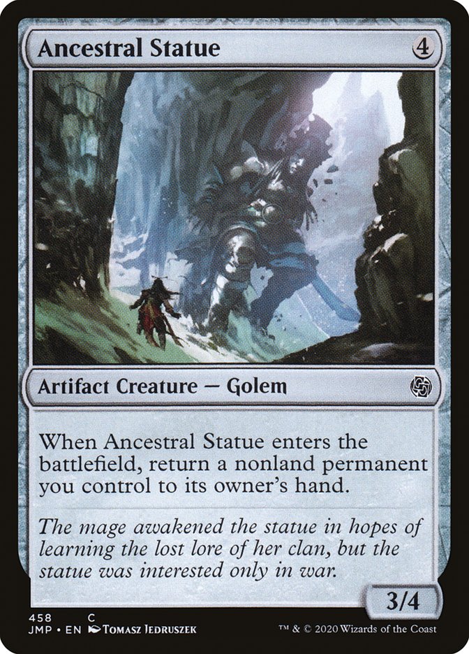 Ancestral Statue – Common Magic: The Gathering card from Jumpstart (#458)