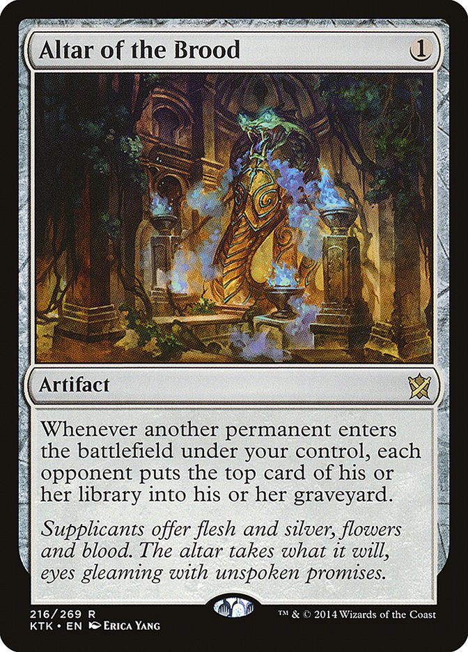 Altar of the Brood – Rare Magic: The Gathering card from Khans of Tarkir (#216)