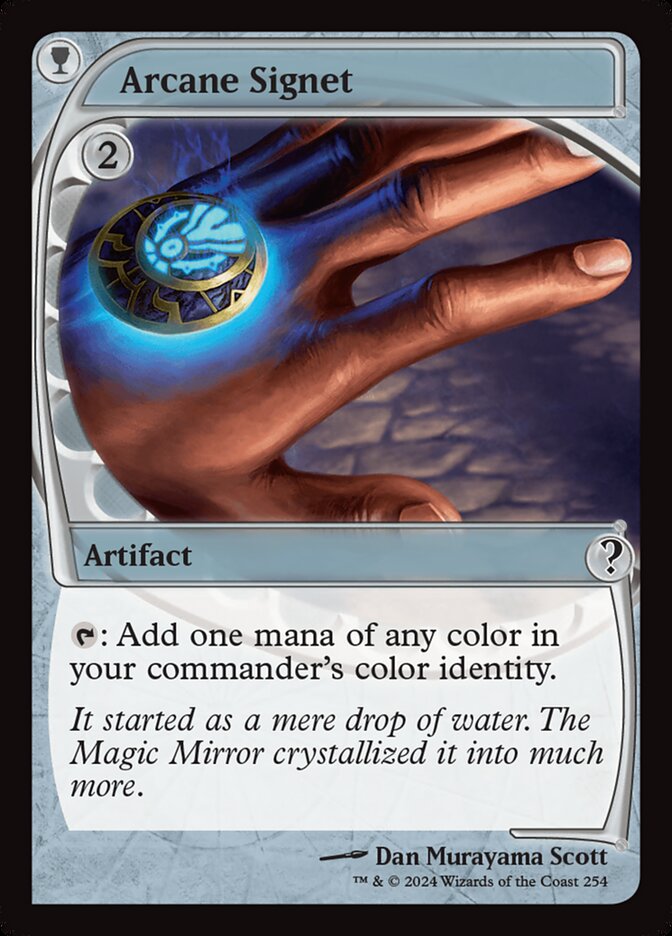 Arcane Signet – Common Magic: The Gathering card from Mystery Booster 2 (#254)