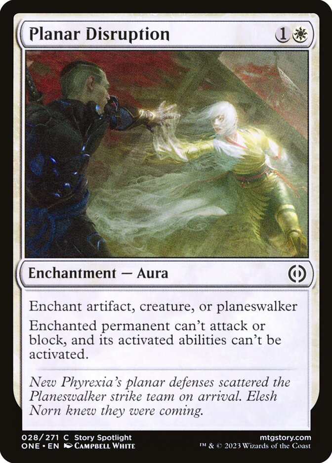 Planar Disruption – Common Magic: The Gathering card from Phyrexia: All Will Be One (#28)