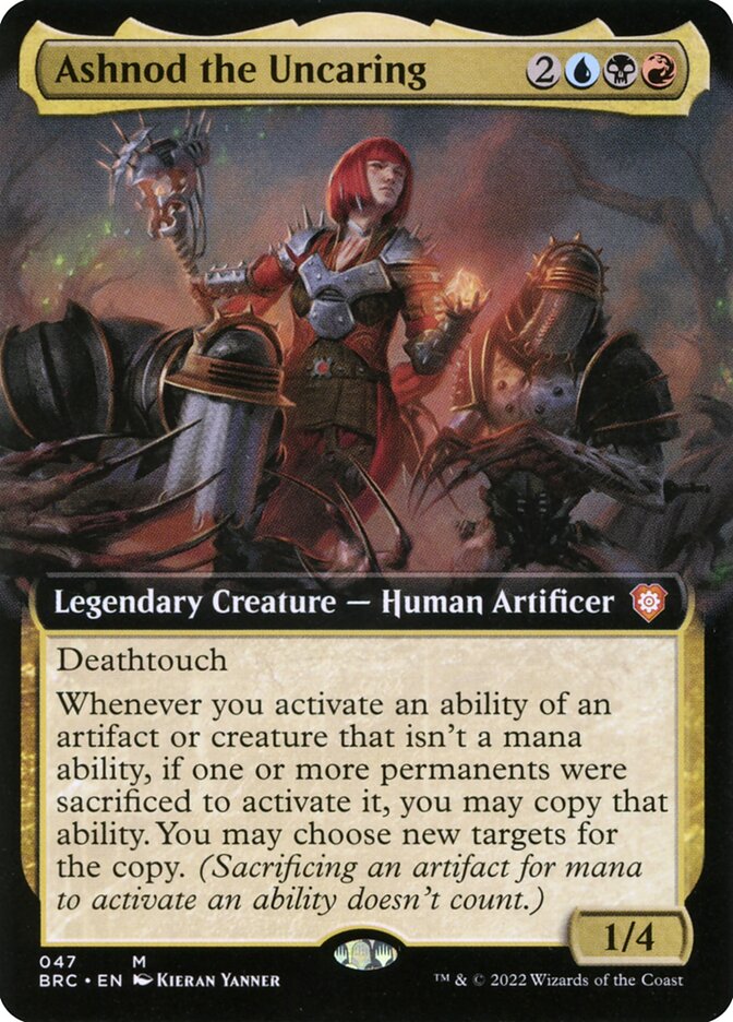 Ashnod the Uncaring – Mythic Magic: The Gathering card from The Brothers' War Commander (#47)