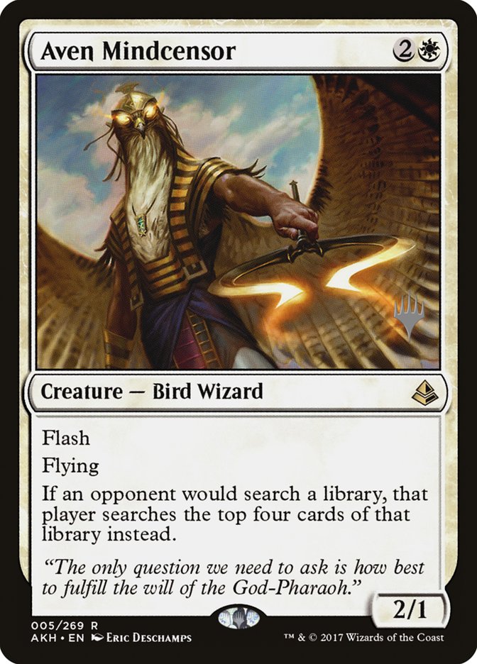 Aven Mindcensor – Rare Magic: The Gathering card from Amonkhet Promos (#5p)