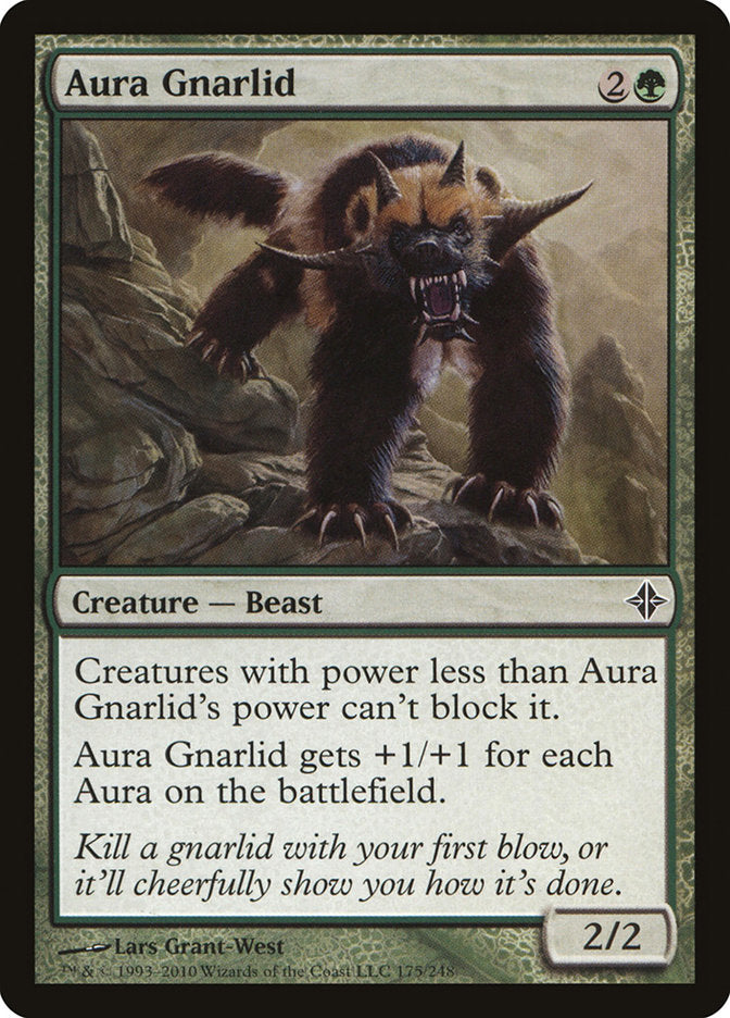 Aura Gnarlid – Common Magic: The Gathering card from Rise of the Eldrazi (#175)